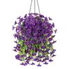 Realistic Hanging Plant Decor Outdoor Artificial Floral Arrangements Uv Resistant Artificial Hanging for Outdoor for Patio