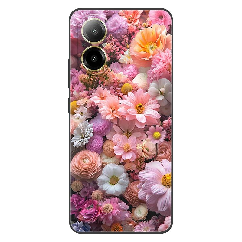 Pro Realme C67 4G C65 Pouzdro Mramorové Měkký Matný Silikonový Zadní Kryt Pro Realme C53 C55 Celé Tělo Telefonu RealmeC67 Coque Fundas