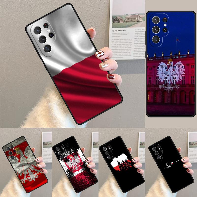 Poland Polish Flag soft TPU Phone Case For Samsung Galaxy note 10 pro S26 S25 S24 S23 S22 Ultra Plus S21 FE S20 Shockproof Cover