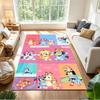 Bluey Carpet Suitable for Entryway Decorate Room Hallway Dormitory Antislip Carpet Anime Office Decor Wedding Party Gift