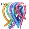 Dog Balloon Twisting Set 100Pcs DIY Long Balloons Rainbow Animal Modeling Latex Christmas Thickening Assorted Color Kit