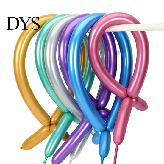 Dog Balloon Twisting Set 100Pcs DIY Long Balloons Rainbow Animal Modeling Latex Christmas Thickening Assorted Color Kit