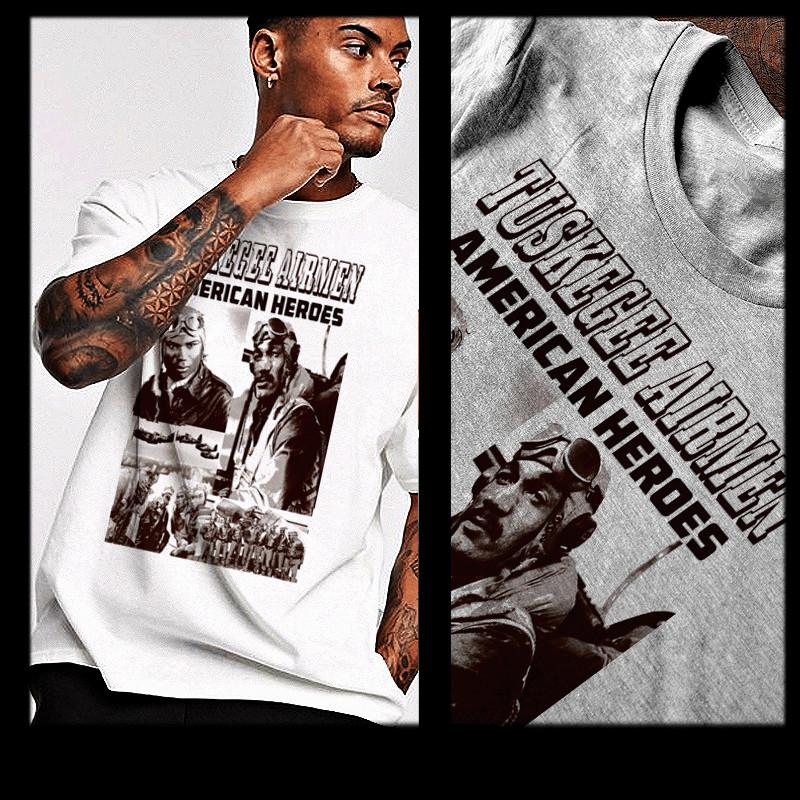 

Black History T-Shirt Tuskegee Airman Panafrican melanin Roots African Pride tee XL