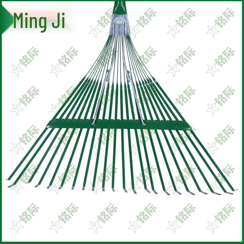 Mingji Green 22-Tooth Iron Grass Rake