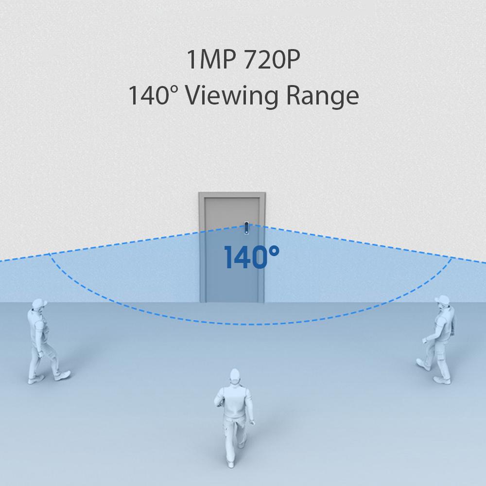 Smart Video Doorbell & Chime Home Wireless APP Remote Tvåvägssamtal Vattentät säkerhetskamera