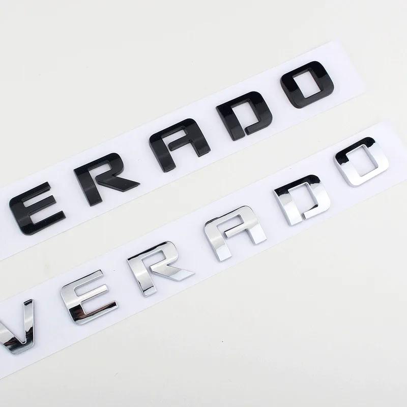 41CM ABS for Chevrolet Silverado 1500 2500HD 3500 Car Tail Letter Stickers Emblem Car Rear Trunk Logo Badge Exterior Decoration