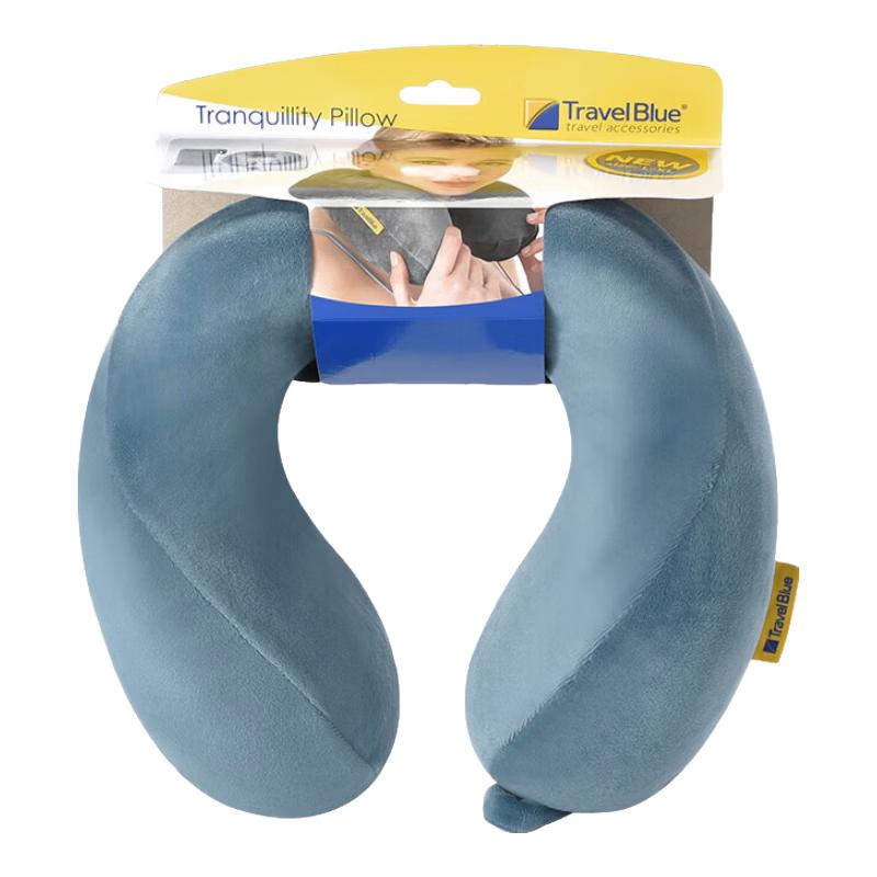Blue Travel Serene U-shaped Neck Pillow