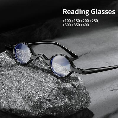 Nové Retro Osobnostné Mini Malé Okrúhle Rámové Okuliare na Čítanie Pre Mužov a Ženy Módne Okuliare na Čítanie De Lectura Hombre