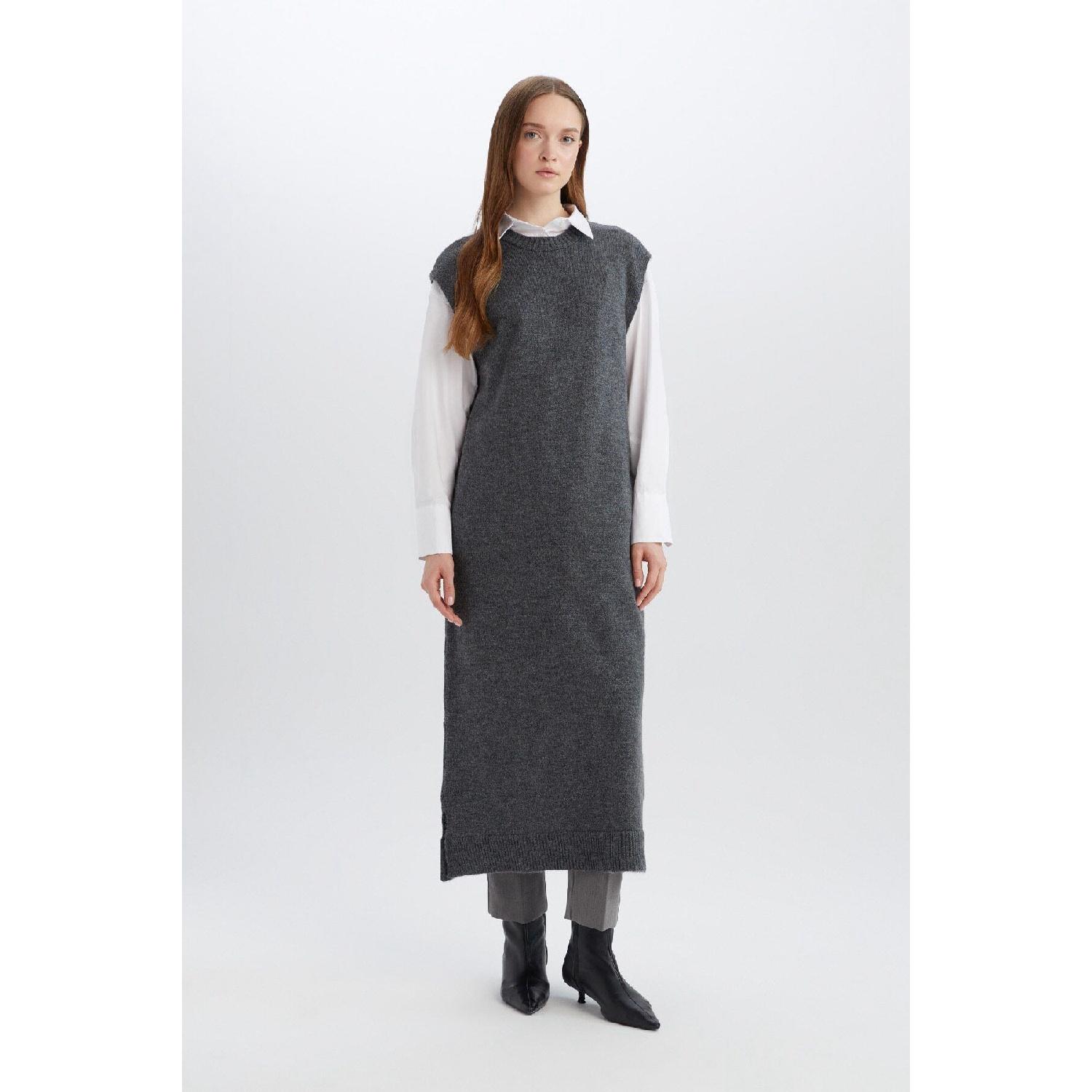 

Regular Fit Crew Neck Long Knitwear Sweater B0197ax24wn S
