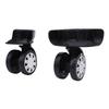 1 Pair Suitcase Wheels Silent and Wear Resisting ABS Universal Replacement Luggage Caster Kit