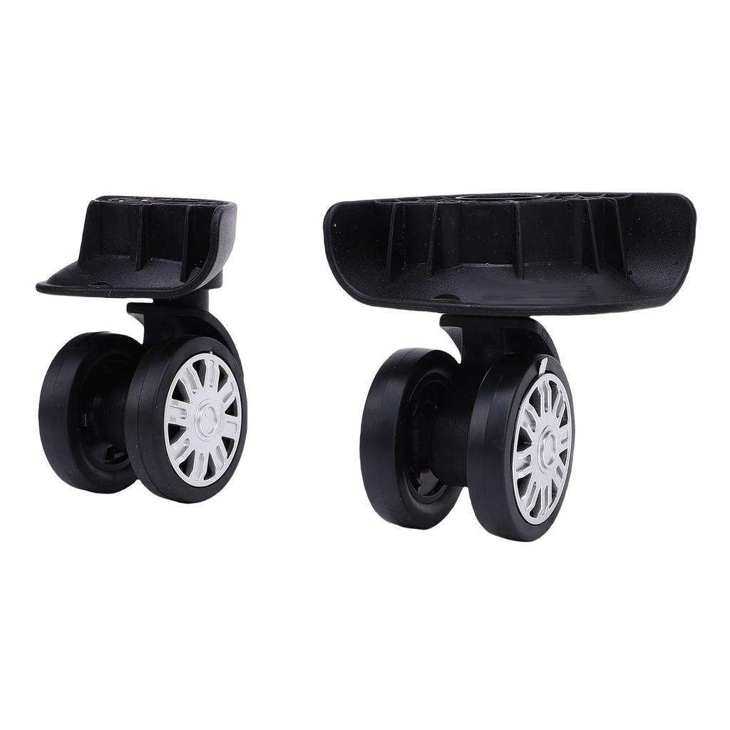 1 Pair Suitcase Wheels Silent and Wear Resisting ABS Universal Replacement Luggage Caster Kit
