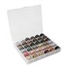 144 Colors Pre-Wound Bobbins Set with Organizer Box for Sewing Machine DIY Craft