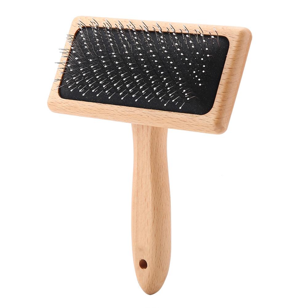 

Расческа для шерсти питомцев из нержавеющей стали, инструмент для груминга и линьки для собак и кошек (Квадратная голова)