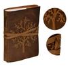 RSINC Tree Pattern Embossed Leather Diary of Size 5 by 7 Inches In Brown Colour JL166414385706