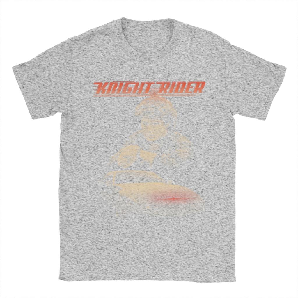 Unisexs TShirt KITT Knight Rider Vintage 100 Cotton Tee Shirt Short Sleeve T Shirts Crew Neck Tops 6XL