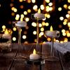 12Pcs/Set Flameless Candle Operated Multi-color Smokeless Floating Battery Tea Light Candle for Home