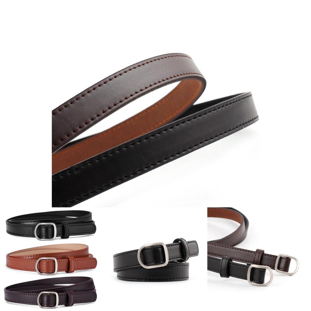 Stylish Korean Version Casual Belt For Students With Decorative Smooth Buckle Feature