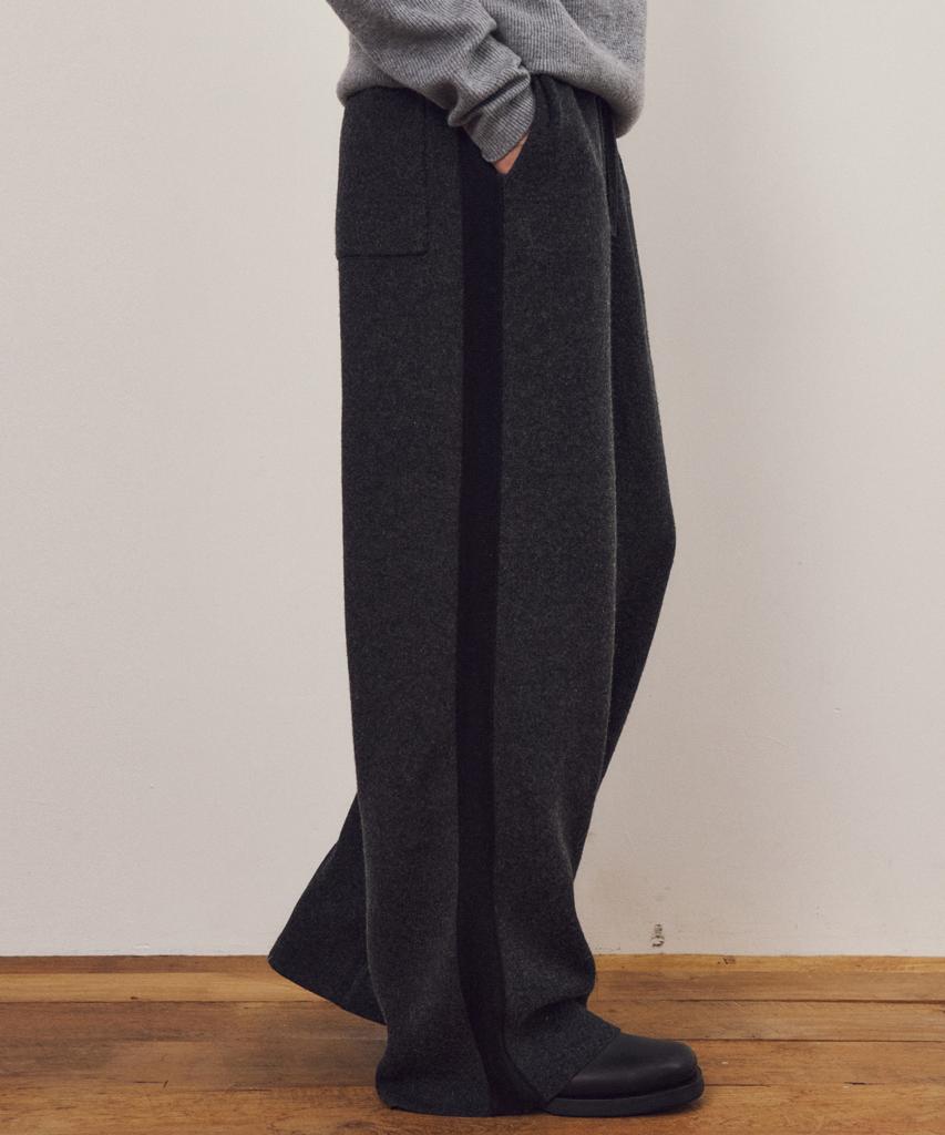 Wednesday Oasis Always Track Symbol Wool Knit Pants 4 Colors