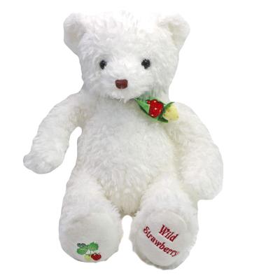 Wild Strawberry Bear L White