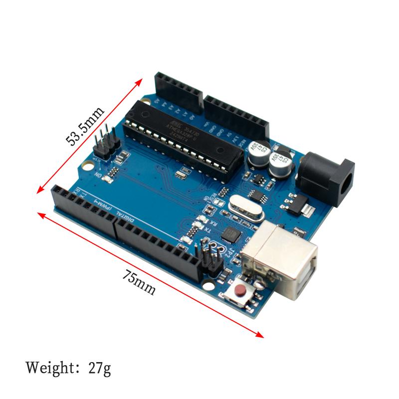 UNO R3 Official Box ATMEGA16U2 Original ATMEGA328P Chip CH340G For WArduino UNO Development Board WeMos ESP8266