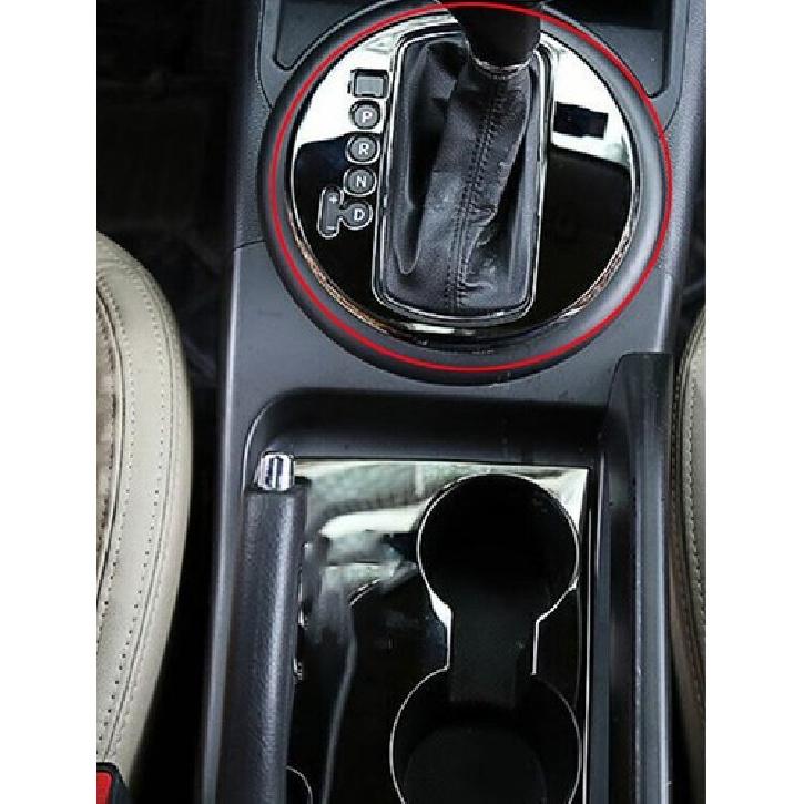 For Kia Sportage R 11-2016 Black Steel Center Console Gear Shift Panel Trim
