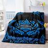Harley-davidson Motorcycles Personalized Name Blanket Multi-purpose Customizable Blanket Comfortable Perfect for Nap Bed Living Room Sofa