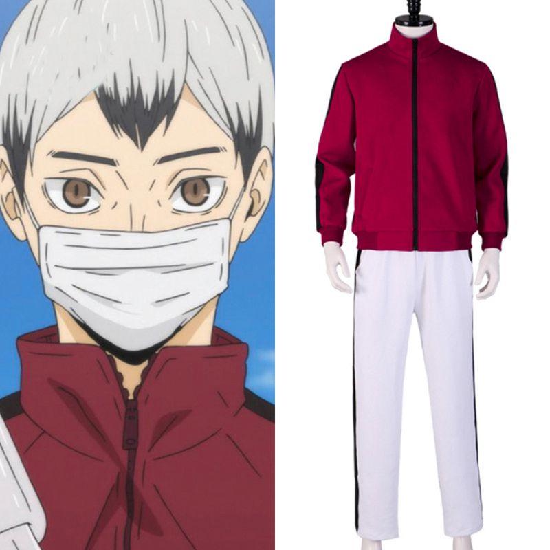 Unisex Haikyuu Miya Atsumu School Uniform Tracksuit For Casual And Fitness Wear