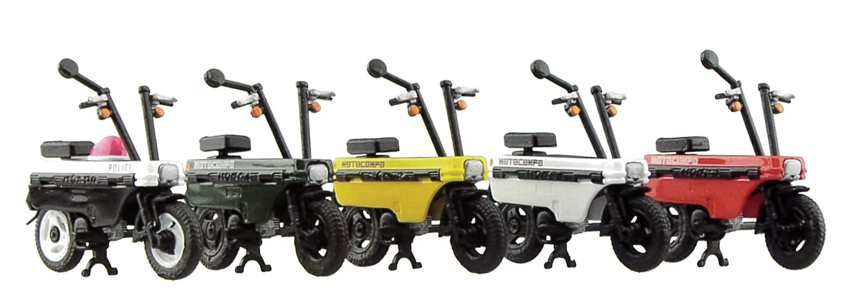 

Honda Motocompo Collection types set 1/24 [5 (full complete)]