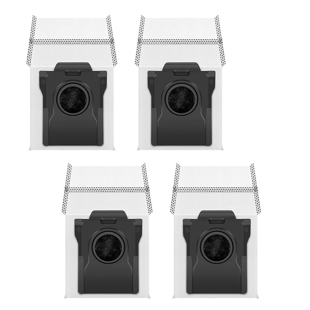 4pcs Dust Bags FOR DREAME D10 Plus Gen 2 Robot Vacuum Cleaner Kit Home Improvement Cleaning Tools Replacement Dust Bags