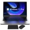 Ноутбук Wingame з японським MS Office 2024 Windows 11 Тонкий USB WiFi Bluetooth Міні-миша Килимок для миші 12 ГБ 512 ГБ SSD Клавіатура, & Pro, 14-дюймовий, 180°