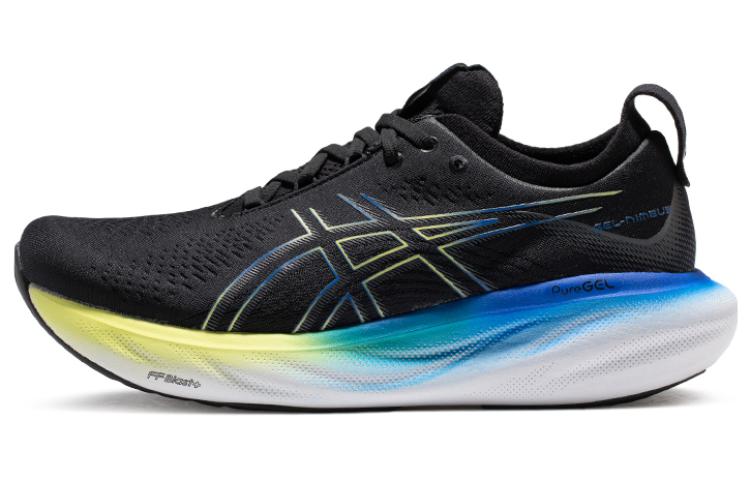 Asics Gel Nimbus 25 Wide Black Glow Yellow 41.5
