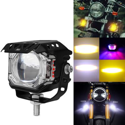 Motorcycle LED Driving Fog Lights 12V-24V Multiple Modes LED Auxiliary Lights For Tractor Truck ATV Off-road Vehicles Parts
