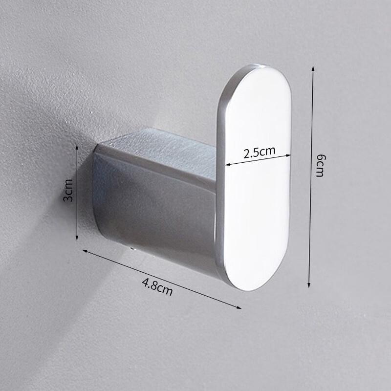 Light Luxury 304 Stainless Steel Towel and Bath Towel Rack with Hooks