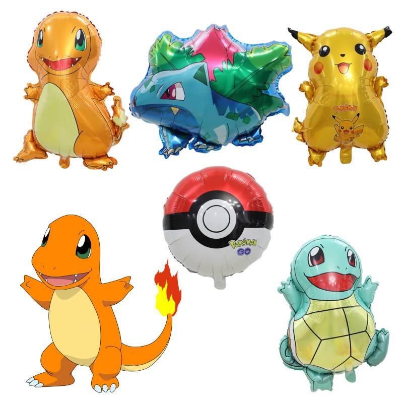Pokemon Age Set Pikachu Balloons Banner More For Your Kid's Birthday Party Decoration
