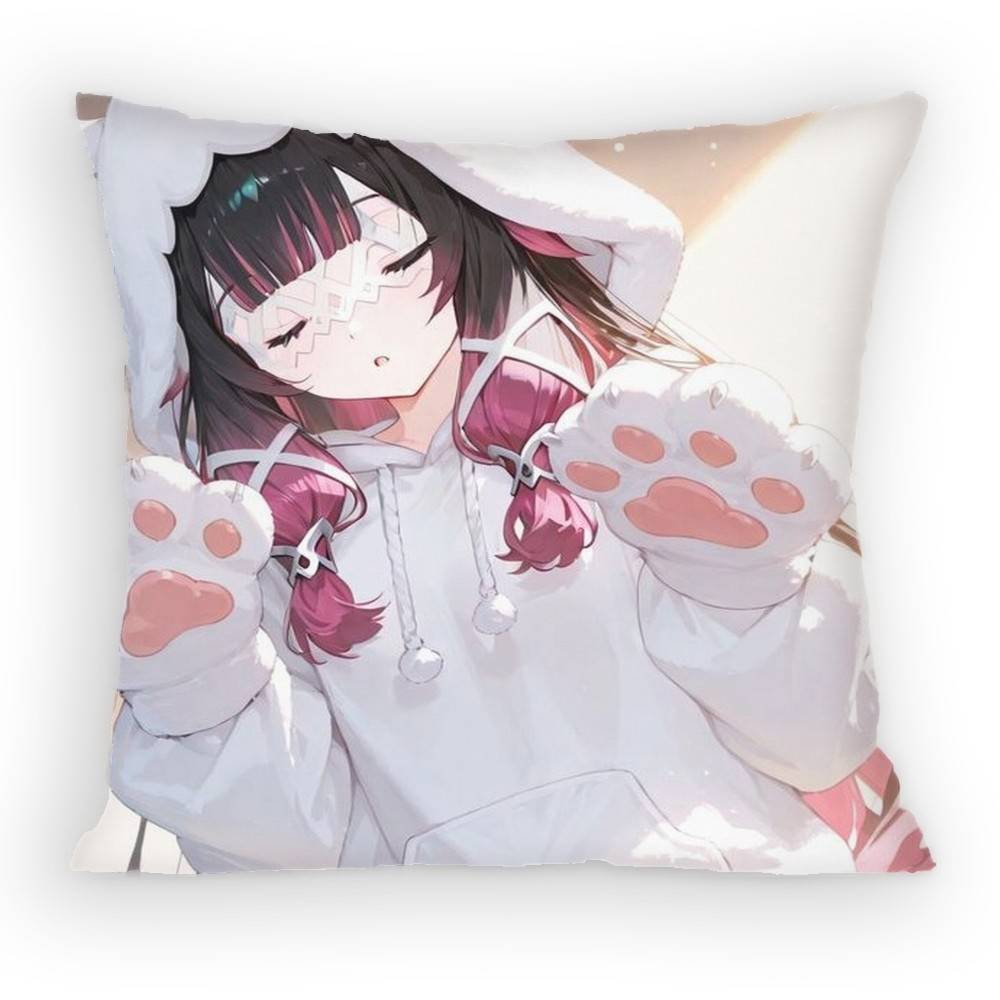 Elegant Melody Maiden Columbina Pillow Case Sofa Living Room Bedroom Headboard Backrest Cushion Square Cushion Nap Time