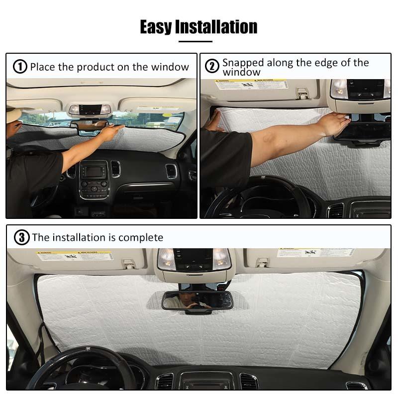 Car Windshield Sunshade Window Shade Foldable Sun Visor Cover Fit for Dodge Durango 2011 Up Car Interior Accessories