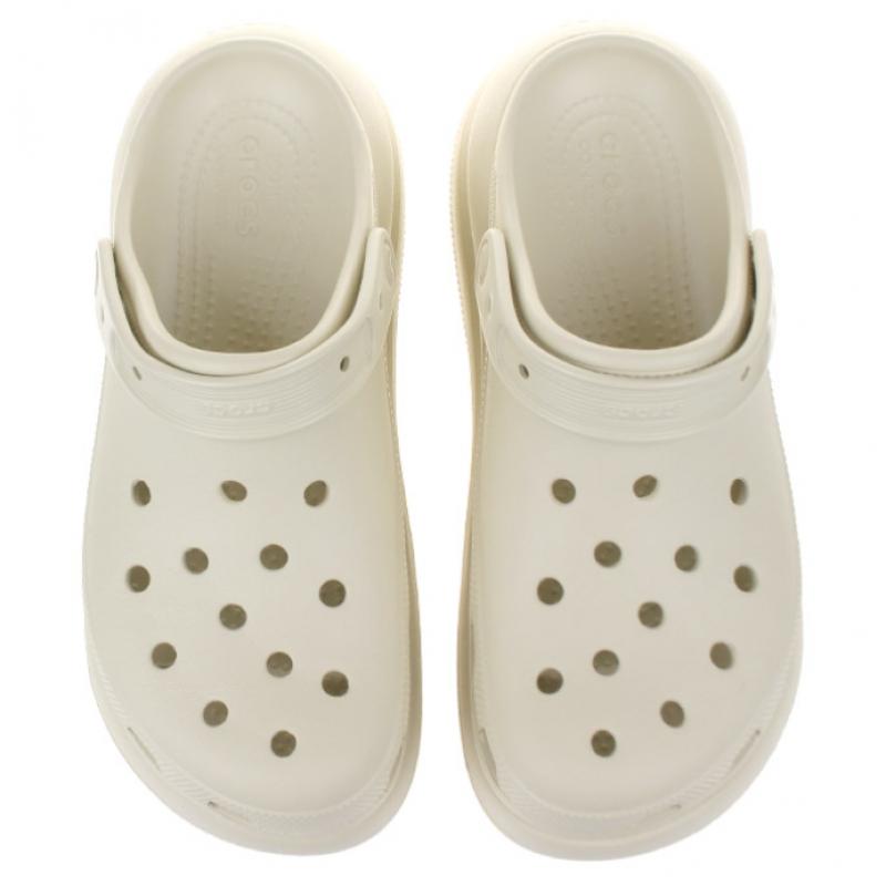 Crocs Crocs Unisex Classic Crush Clog 207521 2y2 Bone