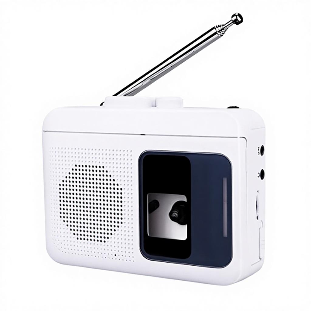 Retekess TR606 Portable Cassette Player Tape Recorder FM/AM Radio 3.5mm Headphone Jack Auto Reverse Fast-Forward/Rewind Play Old