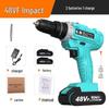 German Dual-Speed Lithium Battery Drill: Industrial-Grade, Electric Screwdriver, Hand Drill, Impact Drill for Household Use.