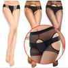 Lady Wome Pantyhose Mesh Fishnet Tights Open Crotch Stockings Seam Lingerie High Waist Stockings Sheer Cutout Lingerie Set