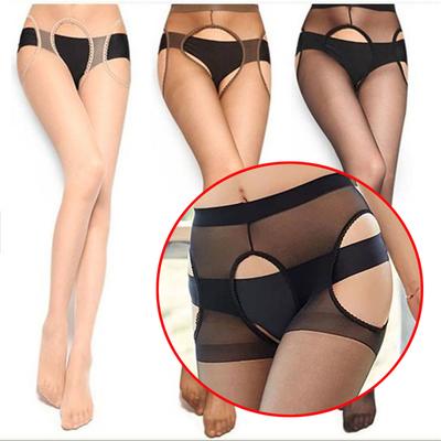 Dámské Punčochy Síťované Rybářské Síťované Punčochy s Otevřeným Rozkrokem Punčochy s Švem Lingerie Punčochy s Vysokým Pasem Průhledné s Výřezy Lingerie Set