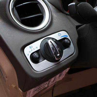 Car Headlight Switch Decorate Panel Sticker Cover Modified for Ford Fiesta Ecosport Mondeo 2013-2017 Fashion Styling