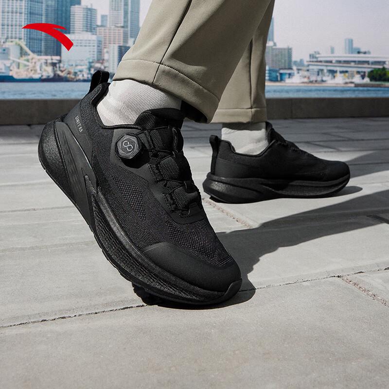 Anta Men s Knob Buckle Running Shoes US 9