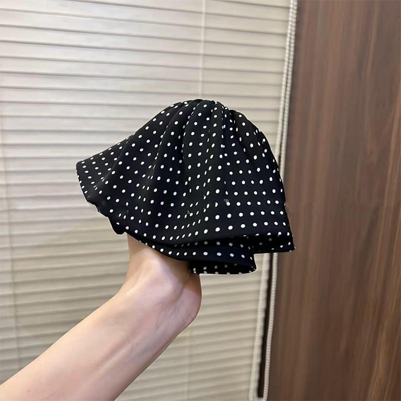 Punkte Schleife Clip Modischer Hinterkopf Dutt Pferdeschwanz Clip Haarschmuck