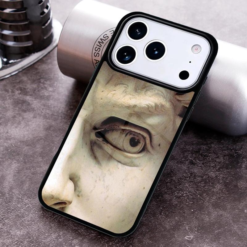 Griechische Ästhetik Gipsstatue Handyhülle für iPhone 17 16 15 Pro Max Air 14 13 12 11 Plus Stoßfeste Hülle