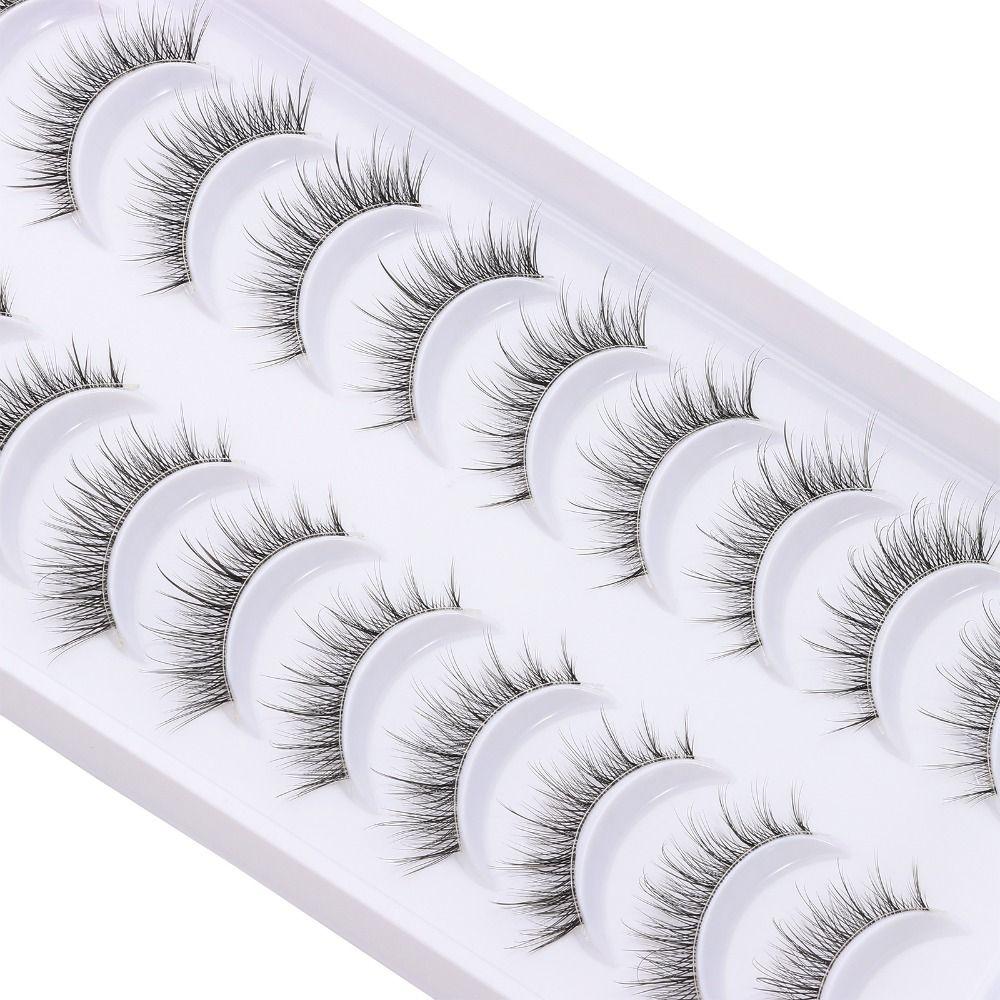 

Japanese Fake Eyelashes Natural Look Wispy Lashes Manga Lashes Natural False Eyelashes Fairy Lashes T07