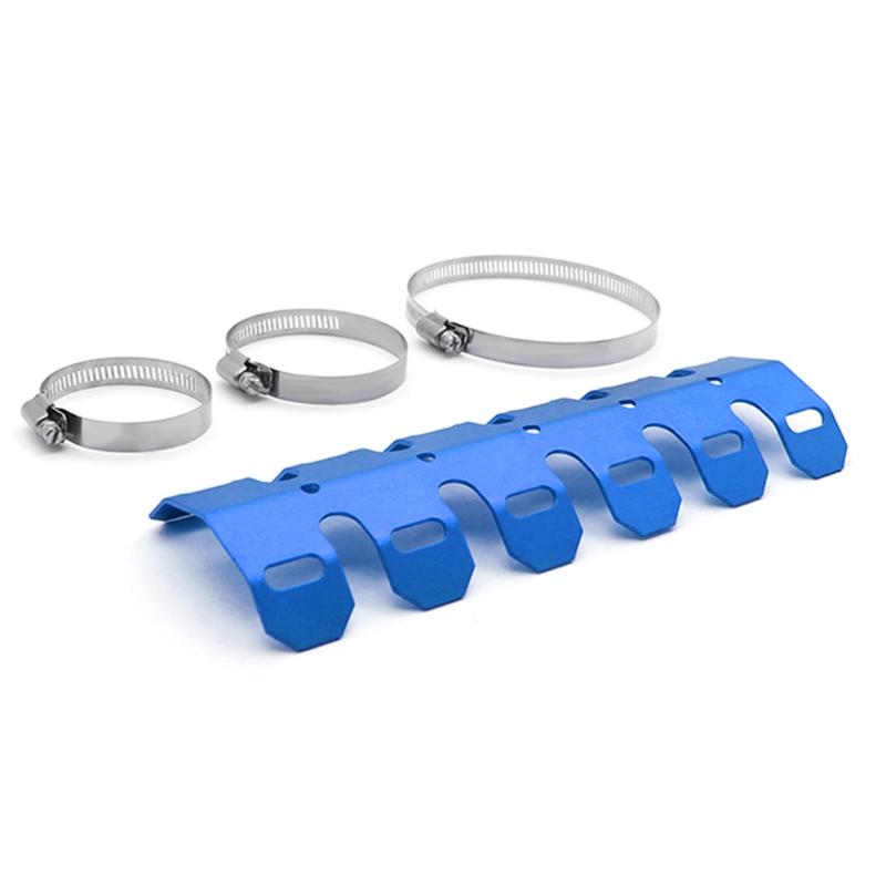 Motorcycle Exhaust Muffler Pipe Protector Heat Shield Cover Professional Refit