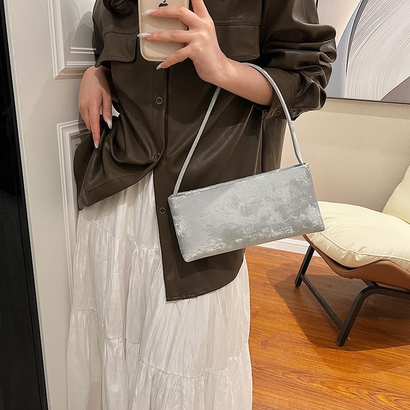 Design Square Underarm Shoulder Bag Women Small PU Leather 2025 New Trendy Crossbody Bag Female Handbags and Purses bolso mujer