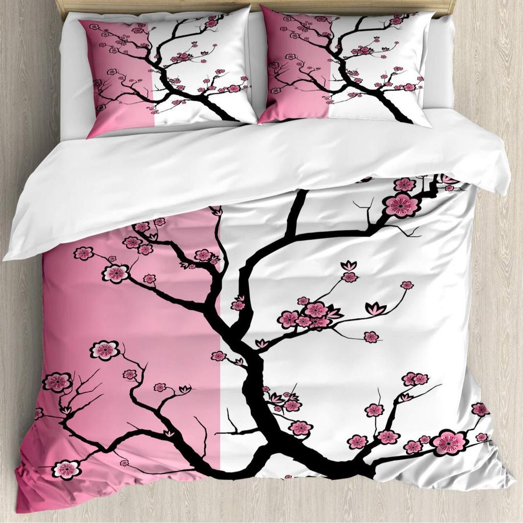 Female Pop Art Three-Piece Quilt Cover Digital Printing Bedding Set Bed Cover