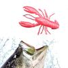8Pcs Soft Baits Fishing Lures Realistic Looking Vivid Color Mini Size Portable Shrimp Fake Baits Artificial Lures